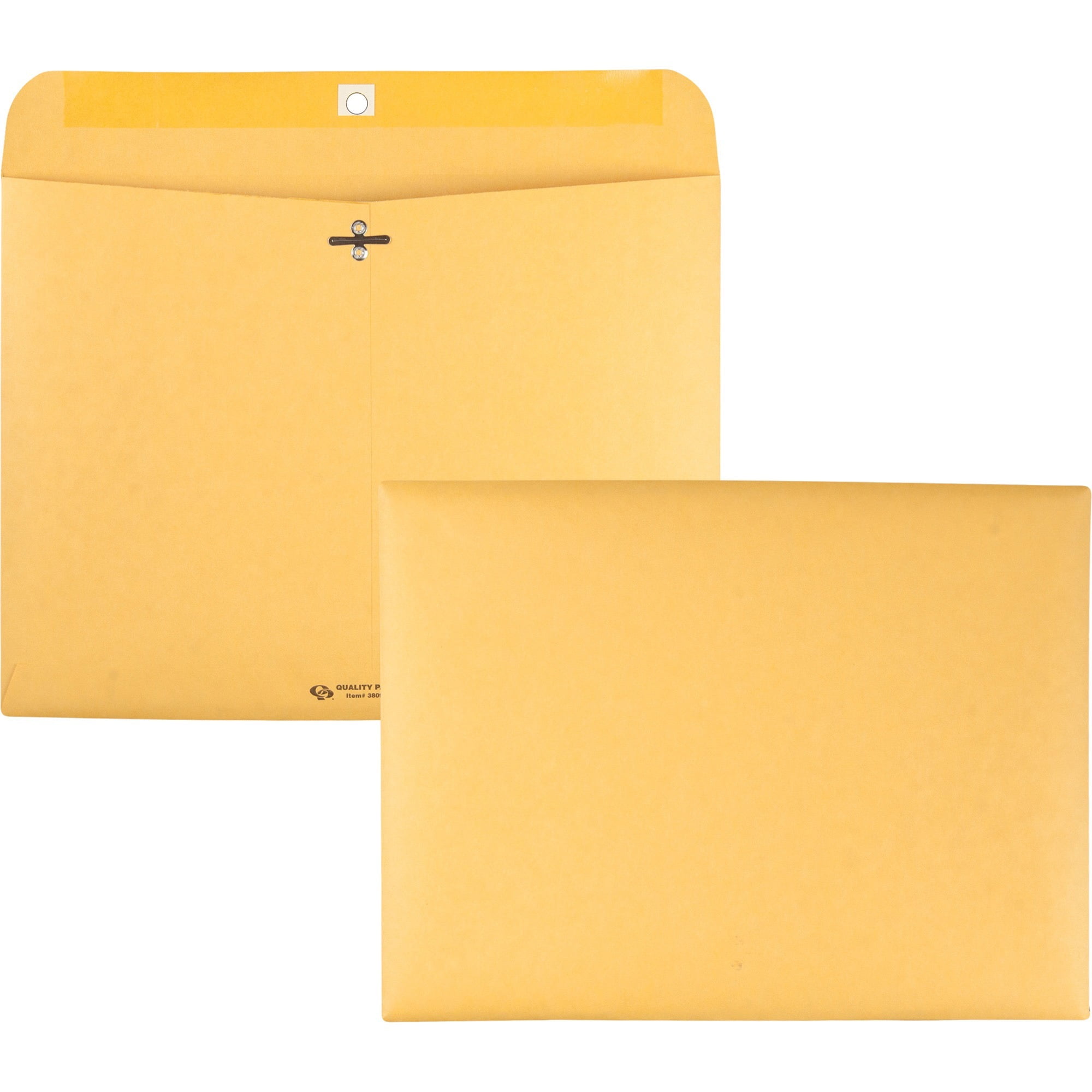 6 inches x 9 inches Quality Park Postage Saving Clear-Clasp Envelopes Kraft 1 