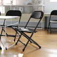 thumbnail image 4 of Kids Black Plastic Folding Chair, 4 of 9