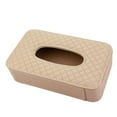 thumbnail image 3 of Sidaley Hi.FANCY, soporte para pañuelos de coche, parasol, servilleta, caja de piel sintética para asiento trasero de vehículo, toallero de Automoción decorativa y accesorios Beige colgando, 3 of 6