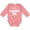 Mauve, variant on Washington DC Biking Boys or Girls Long Sleeve Baby Bodysuit