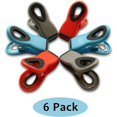 thumbnail image 2 of shiyou-NO MAGNET, Chip Clips, Bag Clips, Chip Clips Bag Clips Food Clips for Food Packages, Bag Clips for Chips, Bag Clips for Food, Chip Clips Pack of 6, 2 of 4