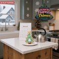 thumbnail image 6 of Stylish Metal Hanging Christmas Tree Wind Spinner - Design with Playful Cursive ' anz ' & ' Thimes ' - Perfect for Yard & Garden Decor, 6 of 7