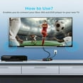 thumbnail image 4 of HEVIRGO 5 RCA Component to HDMI-compatible HDTV Audio Video Output Converter Fiber Coaxial Adapter, 4 of 8