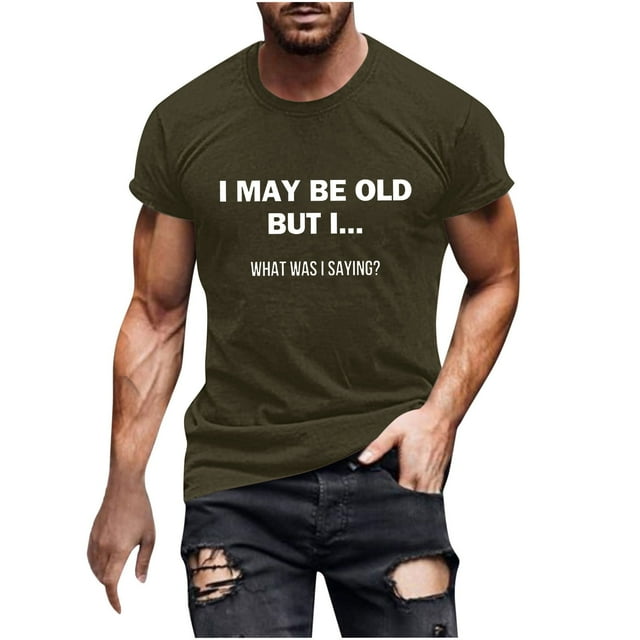 T-Shirt Graphique Imprimé pour Hommes, Manches Courtes Col Rond, Tissu Léger en Coton pour Confort Quotidien