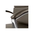 thumbnail image 2 of BBF Modelo - Chair - executive - ergonomic - high-back - armrests - ring-shaped - tilt - swivel - bonded leather - washed gray, 2 of 8