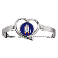 thumbnail image 1 of Pulsera Unbranded de joyería en forma de corazón Cohetes espaciales universo píxel, 1 of 3