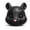 #6 Black, variant on Fountwell Black Squirrel Head Feeder Funny Hanging Animal Face Feeder for Outdoor Garden