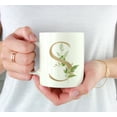 thumbnail image 3 of Koyal Wholesale Ceramic Coffee Mug, Exotic Tropical Monogram, Letter S, 3 of 5
