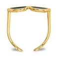 thumbnail image 2 of Auriga Fine Jewelry 14K Yellow Gold Enameled Sunglasses Toe Ring for Women, 2 of 6