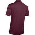 thumbnail image 2 of Under Armour Men's Tech Polo, Maroon (609)/Graphite, XX-Large, 2 of 5