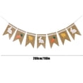 thumbnail image 3 of HongHeng 1Pc Burlap Radish Garland Banners, Bunny Burlap for Easter Decorations Home office School Outdoor Party Supply, 3 of 6
