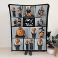 thumbnail image 5 of Personalized Picture Blankets with Family is Everything Custom Blanket with Picture for Mom Dad Grandpa Grandma Daughter Son Customized Throw Blankets for Thanksgiving Christmas, 5 of 6