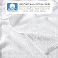 thumbnail image 3 of Great Bay Home Quick Dry Loop Textured 6-Piece Towel Set, Optic White, 3 of 6