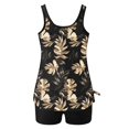 thumbnail image 5 of Tankini Swimsuits for Women with Shorts Athletic Two Piece Bathing Suits Racerback Tank Tops Swimwear, 5 of 6