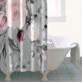 thumbnail image 4 of Pioneer Flower Floral Print Pattern Shower Curtain 36"x72" ,Bathroom Decorative Shower Curtains Set with 12 Hooks,Modern Waterproof Washable Shower Curtain, 4 of 6