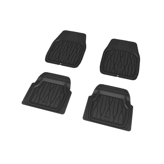3D MAXpider Universal All-Weather Hybrid Rubber Floor Mats for Cars Trucks SUV (Large)