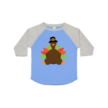 

Inktastic Thanksgiving Pilgrim Turkey Gift Toddler Boy or Toddler Girl T-Shirt