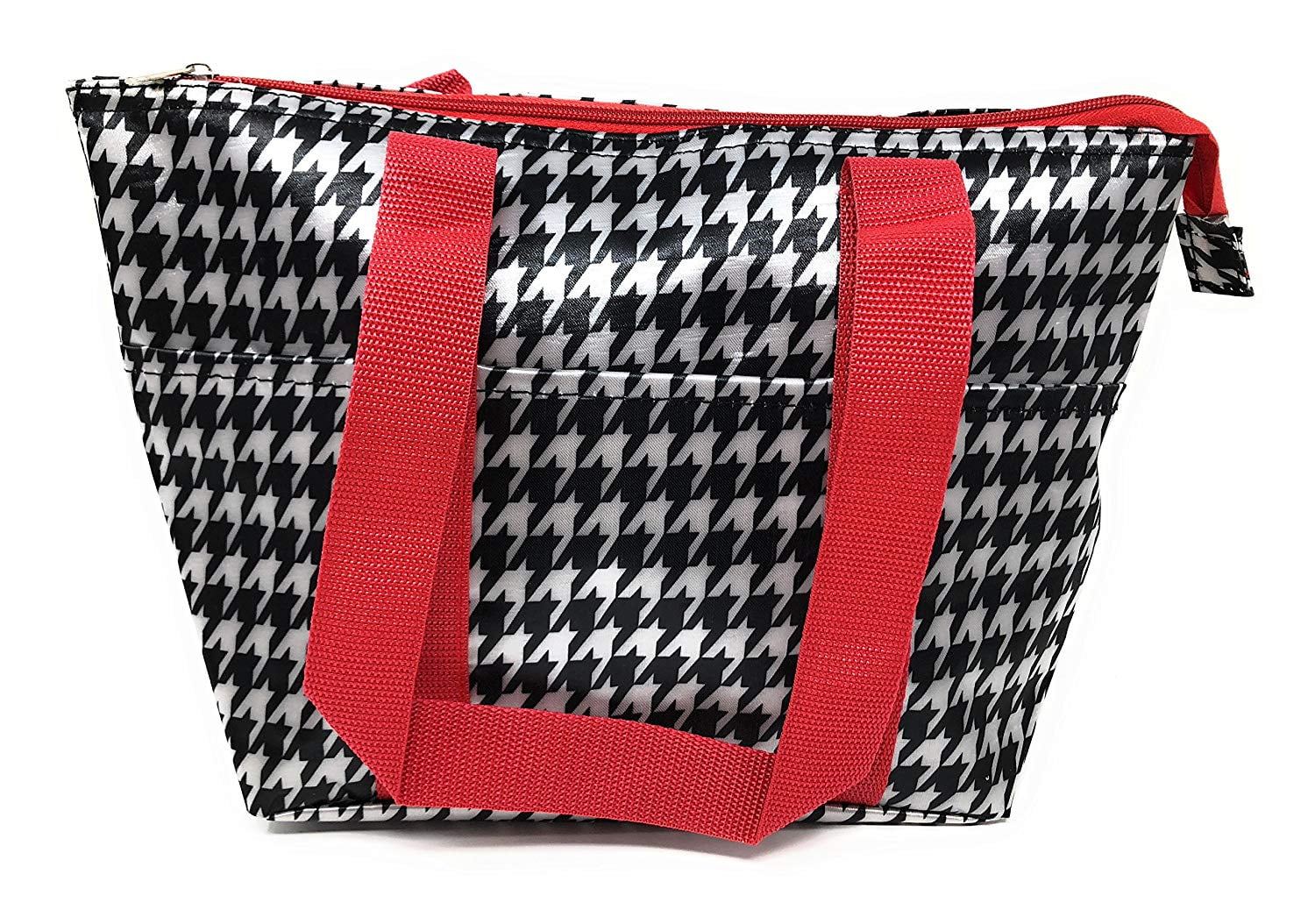 houndstooth lunch bag