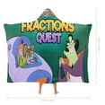 thumbnail image 2 of Cyberchase Manta Capa con Capucha Anti-Bolitas, Manta de Lana Ártica Suave, Manta Portátil de Felpa Ligera y Lujosa, Poncho para Siesta en Casa y Oficina, 100*130cm, 2 of 6