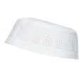 thumbnail image 3 of Muslim Hat, Worship Muslim Prayer Hat Pure White Embroidery Hat  For Daily Wear For Women For Prayer For Men, 3 of 8