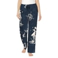 thumbnail image 2 of Kdxio Women's Comfy Stretch Vintage MarinePrint Drawstring Pajama Pants-XX-Large, 2 of 9