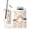Color 4, variant on Bathroom Accessory Set 6 Piece Pink Floral Wreath Green Leaves Delicate Blossom Light Trash can, Toothbrush Holder, Toothbrush Cup, Soap Dispenser, Soap Dish, Toilet Brush Holder