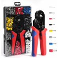 thumbnail image 2 of GEREMF-Ferrules Crimping Tool Kit with 1700PCS Assorted Wire Ferrules, Self Adjusting Ratchet Crimper for AWG 23-7, Professional Electrical Automotive & DIY Terminal Connector Set, 2 of 4