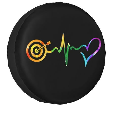 No Matter Whether Pistol Spare Tire Cover Bag Pouch for Mitsubishi Pajero Archery Darts Target Shooting Car Wheel Covers