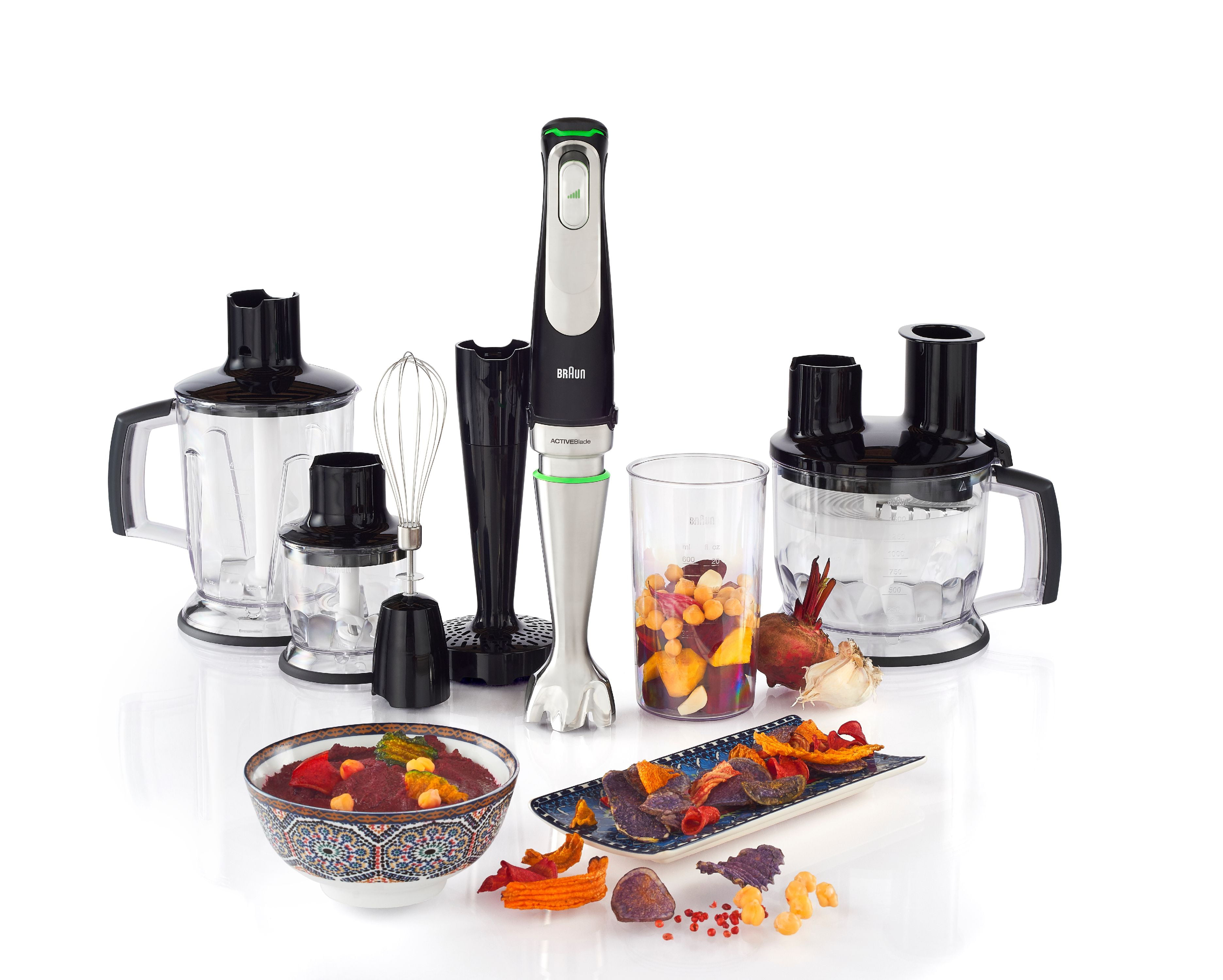 Braun Multiquick 9 with Active Blade Technology and Food Processor Attachment - Walmart.com