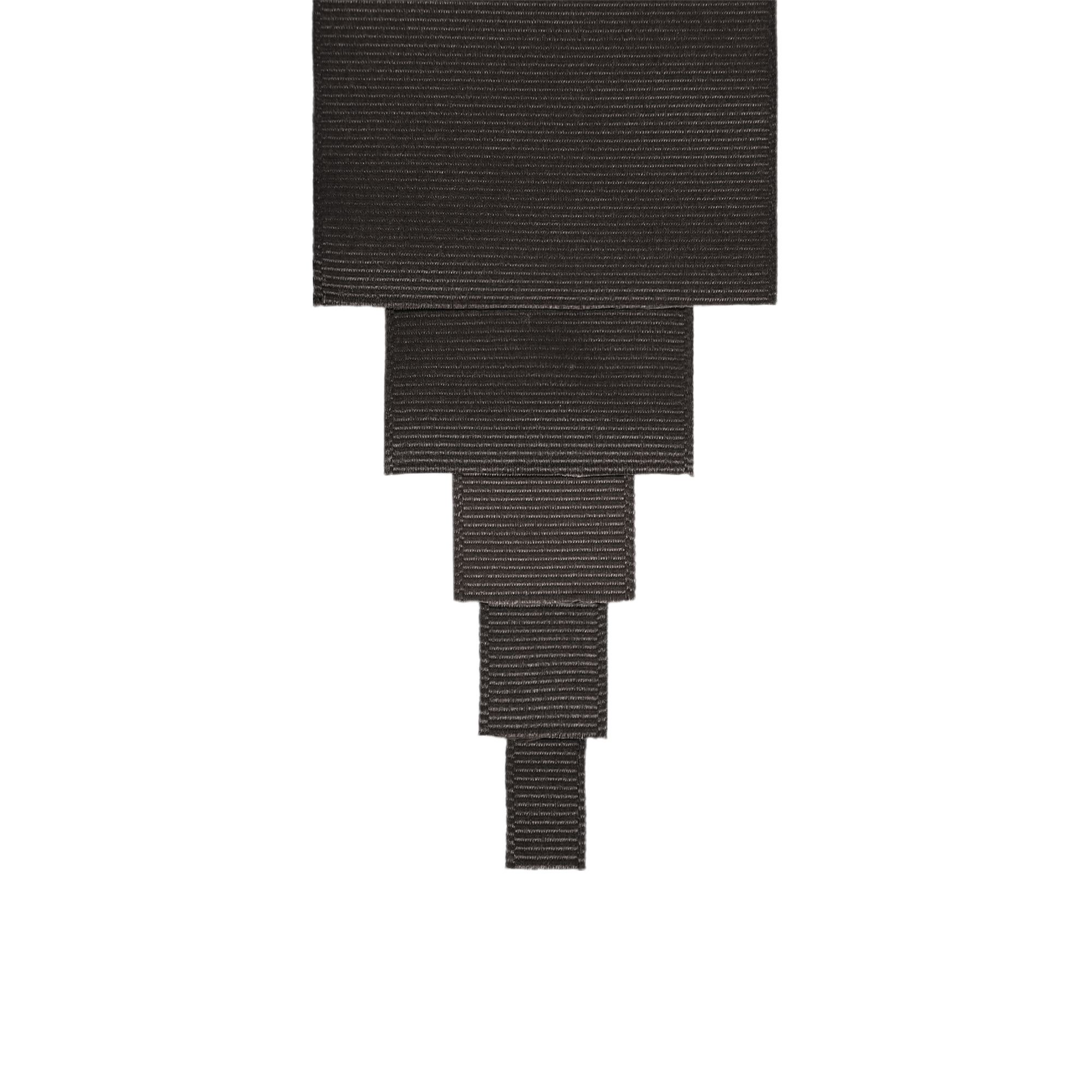 LaRibbons 5/8" Black Textured Grosgrain Ribbon, 100 Yard Roll