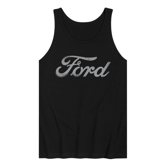 Ford - Grey Ford Logo - Men's Sleeveless Graphic Tank