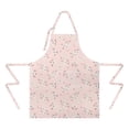 thumbnail image 2 of Pioneer Flower Floral Print Pattern Apron for Women and Men, Cotton Linen Waterproof with Pockets, Adjustable, 33x27 Inch for Kitchen, Gardening, BBQ, Salon, 2 of 6