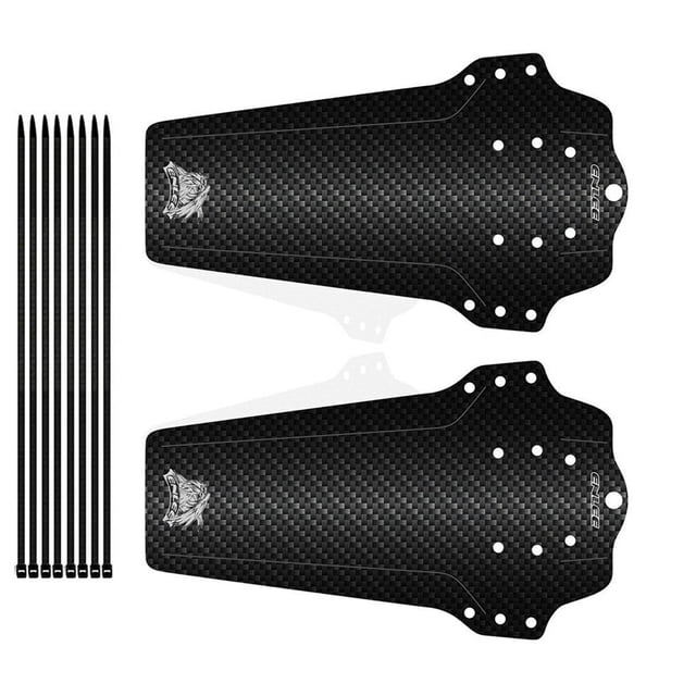 Advancent 1 par de guardabarros de plástico para bicicleta de montaña, guardabarros para Dirtboard, piezas decorativas para ciclismo, tipo 1 Ciclismo Fibra de carbon Advancent OD000764-04