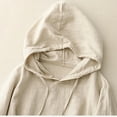 thumbnail image 5 of Wowcloth Woman's Long Sleeve Hooded Shirt, Casual Fashion with Linen-Cotton Blend, Versatile for Daily Use, 5 of 9