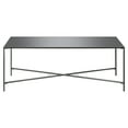 thumbnail image 3 of Evelyn&Zoe Henley 48" Wide Rectangular Coffee Table with Metal Top in Gunmetal Gray, 3 of 8