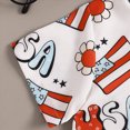 thumbnail image 5 of Toddler Boys Short Set Independence Day 4th Of July Prints T Shirt Tops Shorts Child Kids Gentleman Outfits, 5 of 6