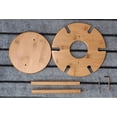 thumbnail image 4 of Soporte creativo para copas de vino al revés de bambú sólido (soporte para copas de vino de bambú Nan con 6 orificios) Sailing Electrónica, 4 of 5