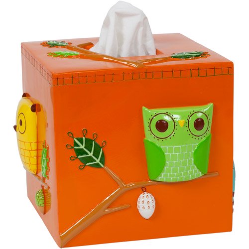 Creative Bath Give A Hoot Ceramic Boutique Tissue Holder