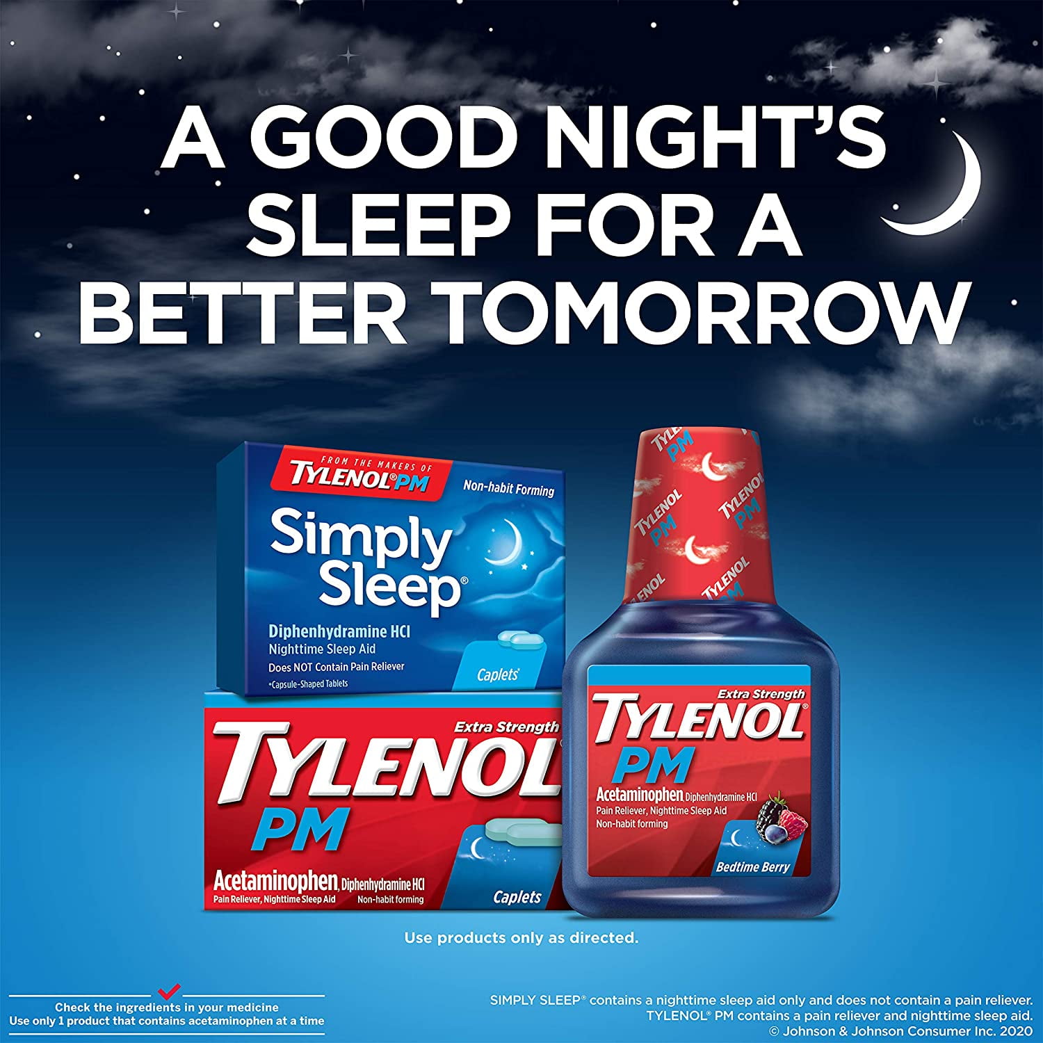Tylenol PM Extra Strength Pain Reliever & Sleep Aid Liquid, Acetaminophen, Bedtime Berry, 8 oz