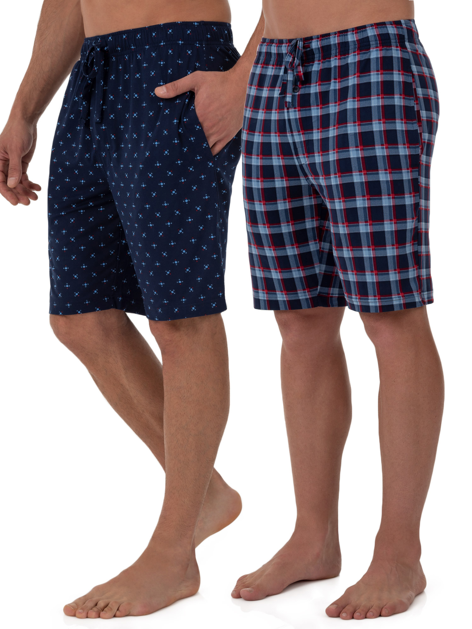 fruit of the loom mens knit shorts