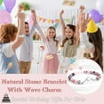 thumbnail image 2 of 13 14 15 16 17 18 21 Year Old Birthday Gifts for your love, Wave Birthday Bracelet Gifts with Birthday Card for Daughter Granddaughter Niece Friends, 2 of 7