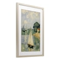 thumbnail image 2 of Stupell Industries Coastal Coastal Sailboats Under Swirling Clouds Birch Framed Print Under Glass, 17 x 23, by Angie Hawke, 2 of 8