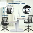thumbnail image 7 of PayLessHere Mesh Home Office Chair , Lumbar Support Armrest Ergonomic Desk Chair For Adults, Black, 7 of 7