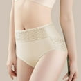 thumbnail image 2 of Women's Lace Trim Briefs Soft Comfortable Underwear Plus Size Full Coverage Panties for Everyday Wear, 2 of 4
