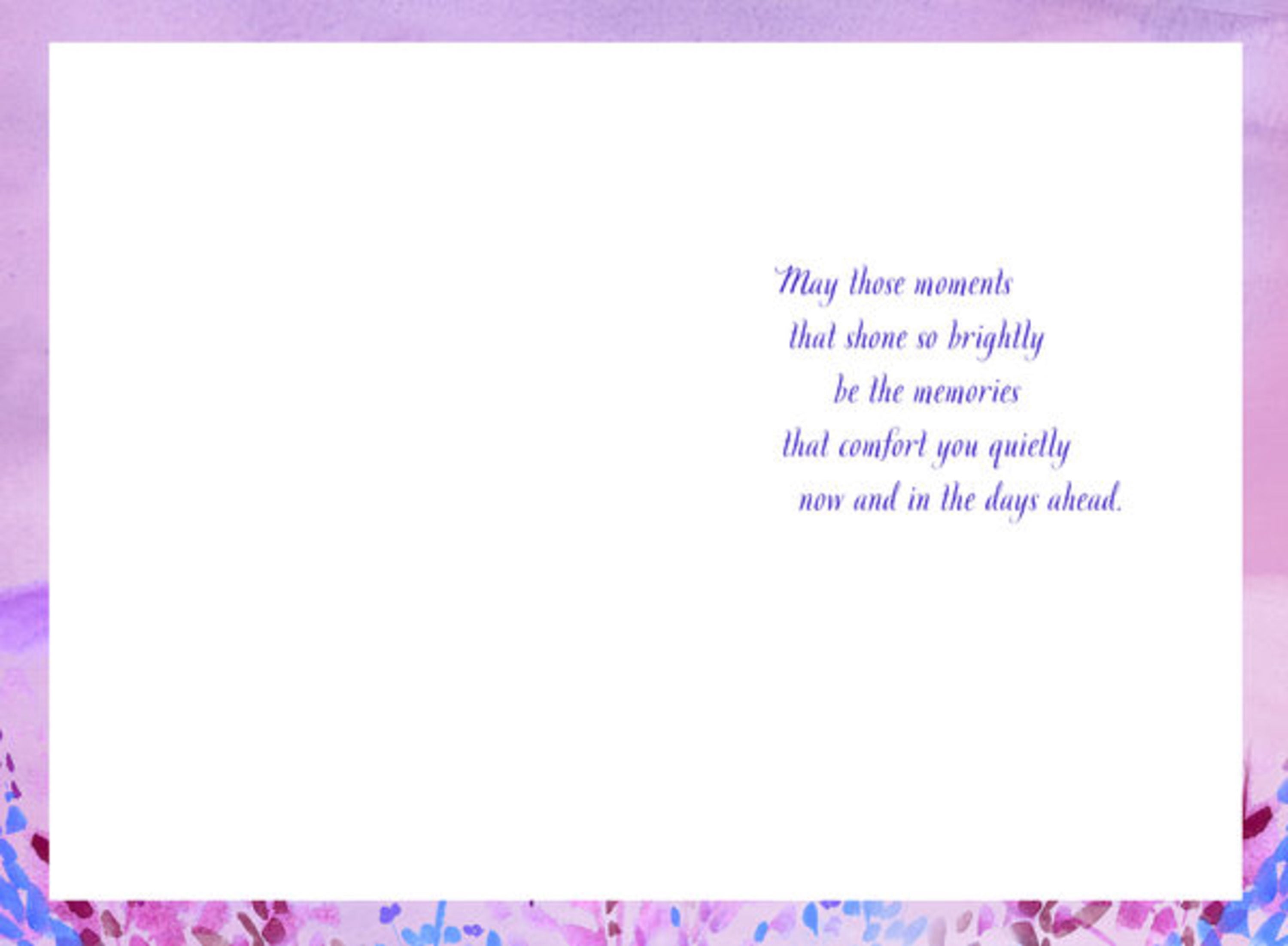 Hallmark Sympathy Card