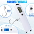 thumbnail image 2 of JELLOO Digital Luggage Scale Weighing Scale for Luggage with Tare Function 110 Lb Capacity Suitcase Scale for Travel Portable Suitcase Weighing Scale with Hook Backlit LCD Display Battery Included, 2 of 8
