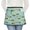 Excavator and Hard, variant on Excavator and Helicopter Black Pattern Server Half Apron with Pockets,22.8 X 11.8 Inch Half Waist Design with Black Trim,Restaurant Waitstaff Uniform