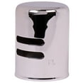 thumbnail image 2 of Westbrass Standard Size Solid Brass Air Gap Cap Only, Non-Skirted, Polished Chrome, 2 of 4