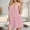 Pink, variant on Women's Stylish Casual Round Neck Loose Solid Color Suspenders Romper Body Bodysuit Linen Overalls Womens Culottes Jumpsuit with Pockets for Women Womens Jumpsuits plus Size Womens Rompers Denim Linen