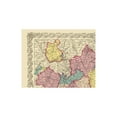 thumbnail image 4 of Historic Map - Germany 3 - Colton 1855 - Vintage Wall Art, 4 of 4